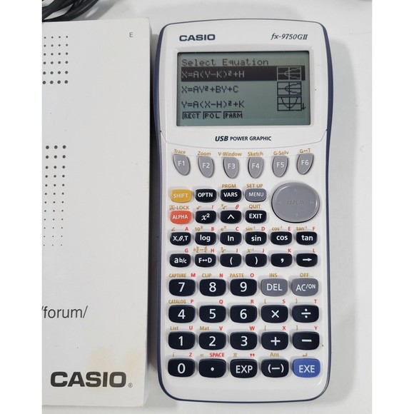 Casio Other Casio Fx975gii Graphing Calculator White Manual Usb